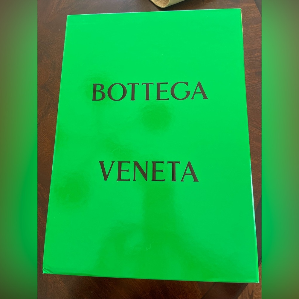 Bottega Veneta Green Large Purse Box 15X10.5X6 Inches Flip Closure